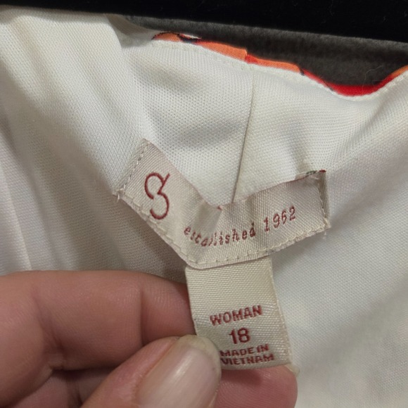 DB‎ Established 1962 Maxi Dress Women Size 18 Floral Tropical Resort Beach Flowy - Picture 3 of 7